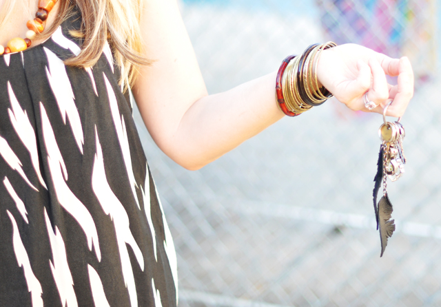 DIY Leather Feather Key Fob