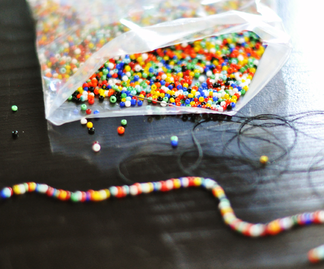 DIY Hanging Bead Hair Clips