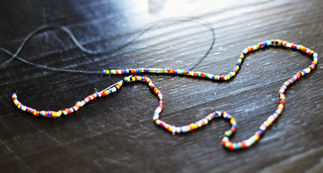 DIY Hanging Bead Hair Clips