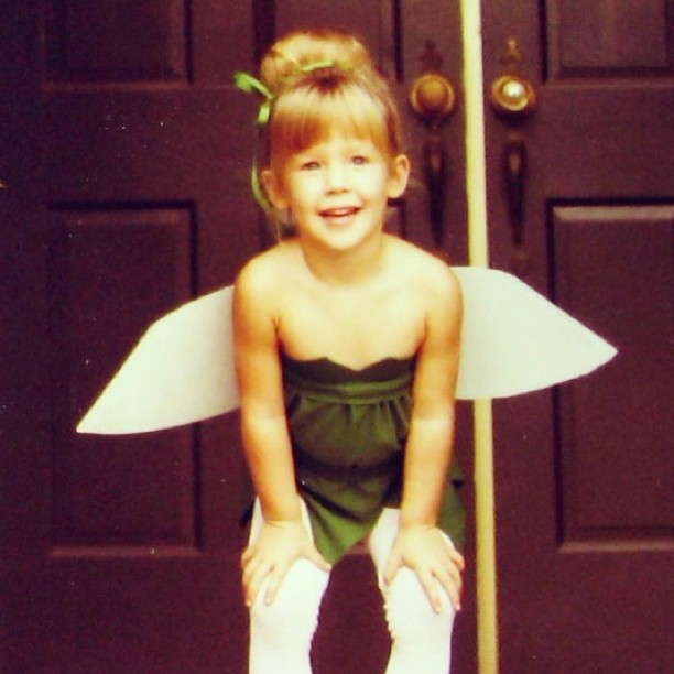 80s tinkerbell kid costume