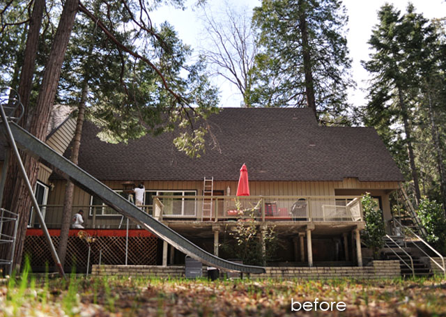 Back of House -BEFORE with playground equipment