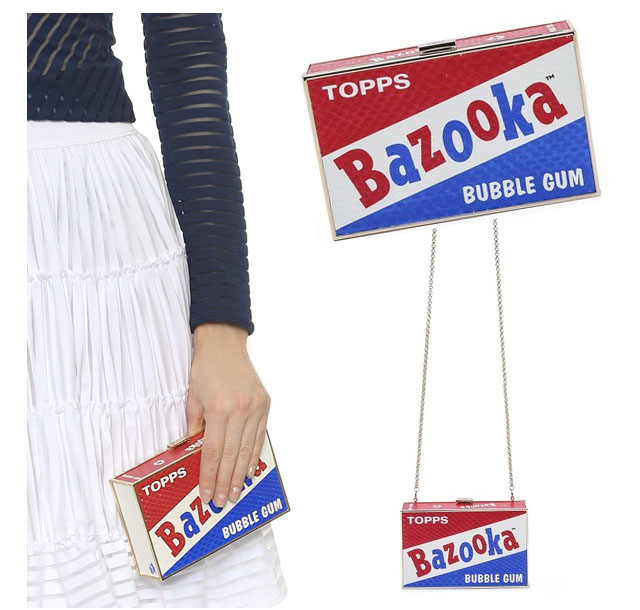 Bazooka clutch bag