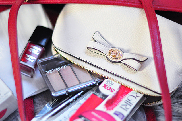 Coach makeup pouch + covergirl giveaway