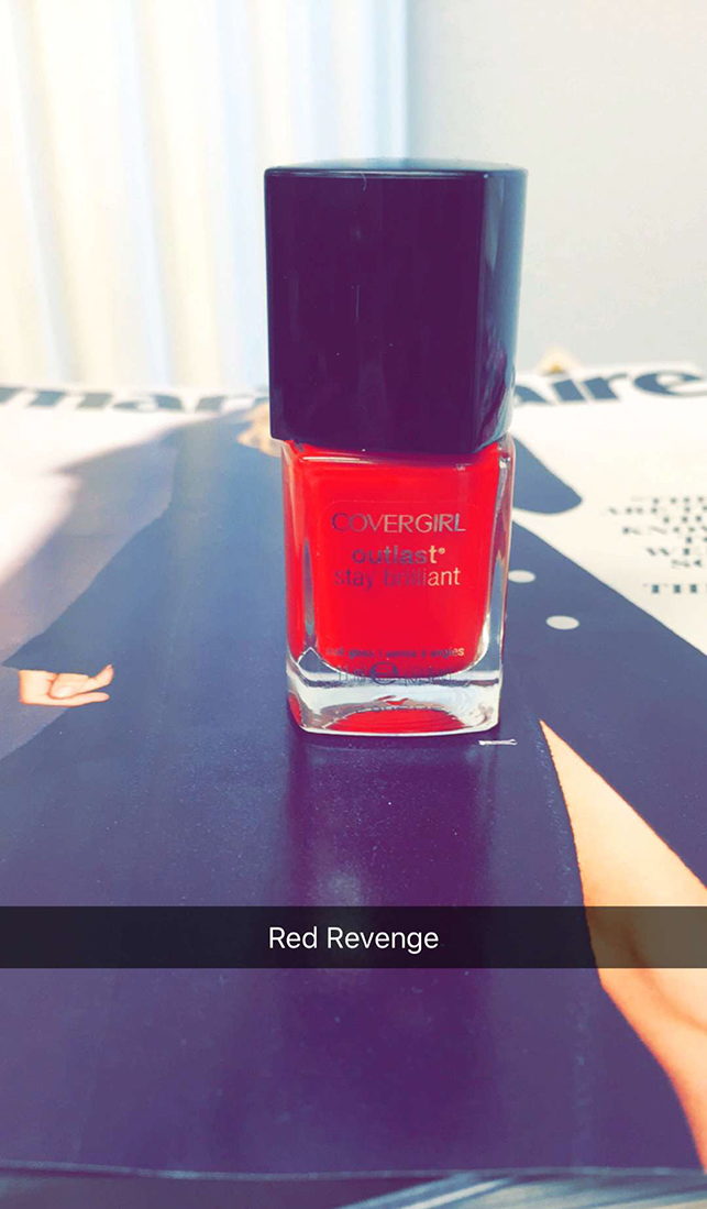 Covergirl nail polish red revenge