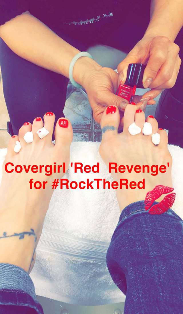 Covergirl pedicure