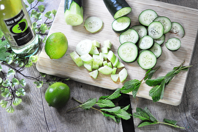 Cucumber Lime Mint Ecco Domani Wine Cocktails