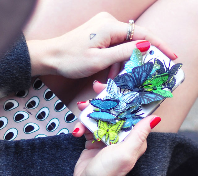 DIY 3D Butterfly iPhone Case