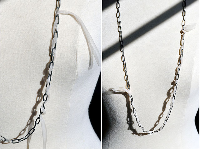 DIY Chain Pearl Lanvin Necklace