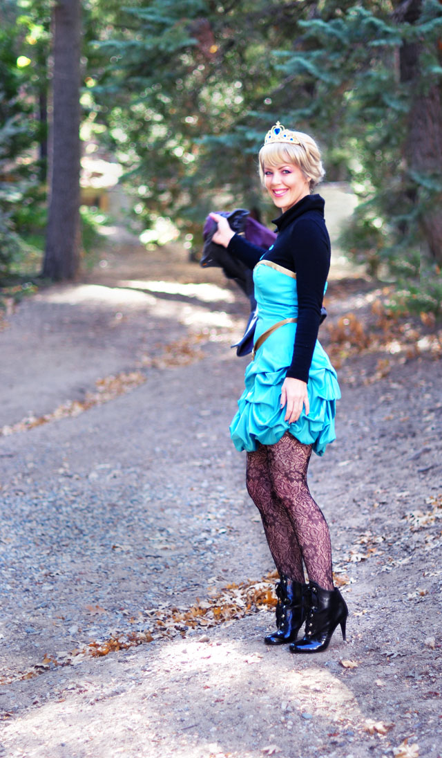 DIY Elsa costume- halloween-cosplay