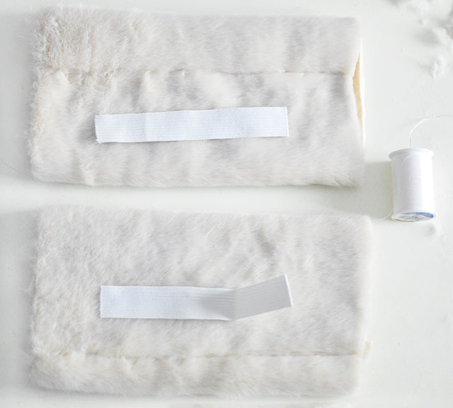 DIY Faux Fur Cuffs 6