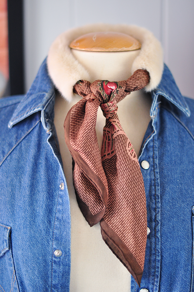 DIY Faux Fur Scarf necktie-6