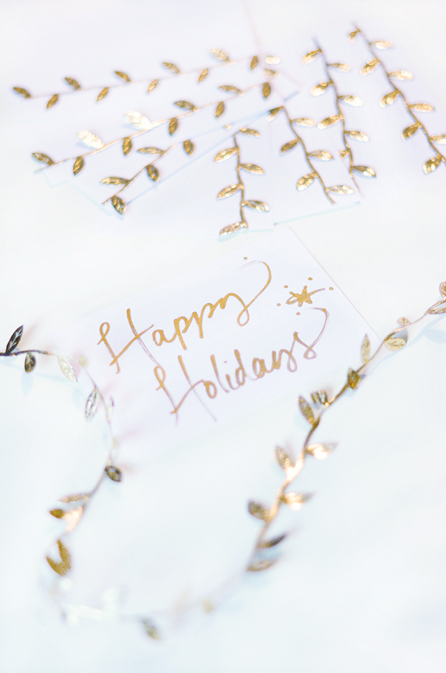 DIY Gold Leaf Stationary_5