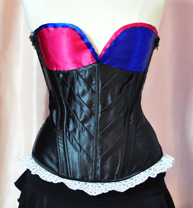 DIY Harley Quinn corset