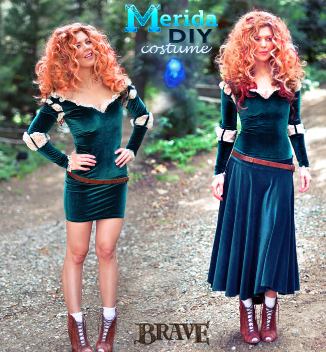 DIY Merida Costume-tutorial, halloween, cosplay, princess merida