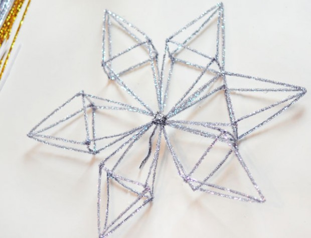 DIY Snowflake Tree Topper-7