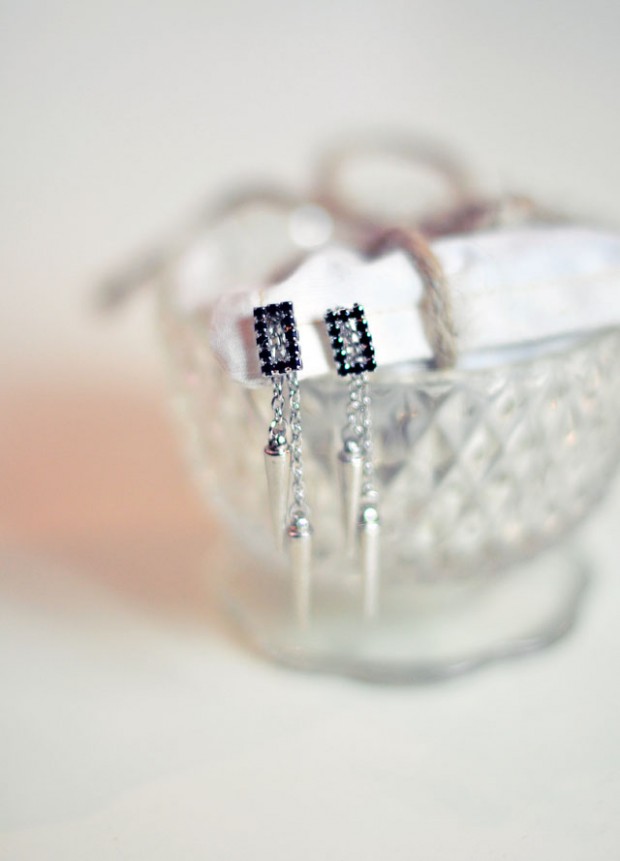 DIY Studded Drop Earrings-7