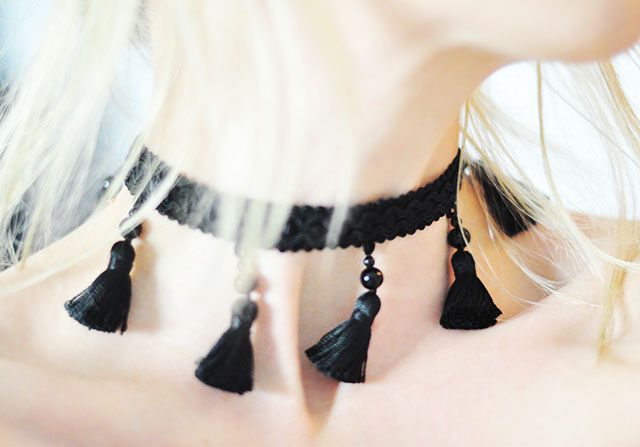 DIY Tassel Choker_8