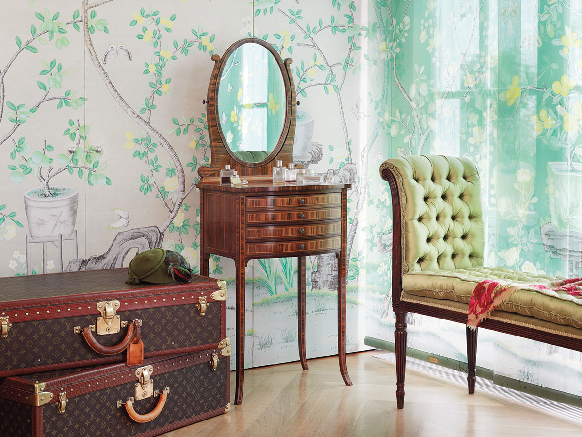 De Gournay ‘Jardinieres Citrus Trees’