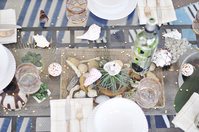 Desert Chic tablescape with Ecco Domani Zac Posen