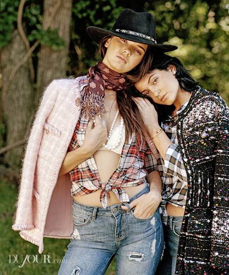 DuJour Magazine-Kendall & Kylie-Life Under the Microscope-6