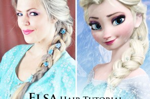 ELSA HAIR TUTORIAL-Big French Braid