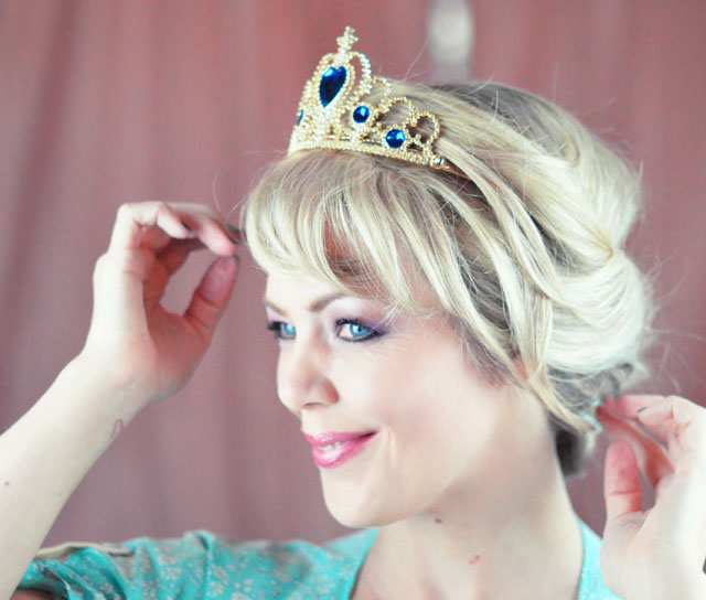 Elsa hair tutorial -before- twist and bun-14