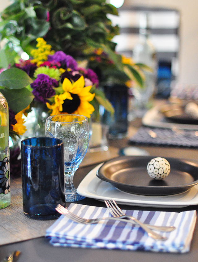 End of summer tablescape