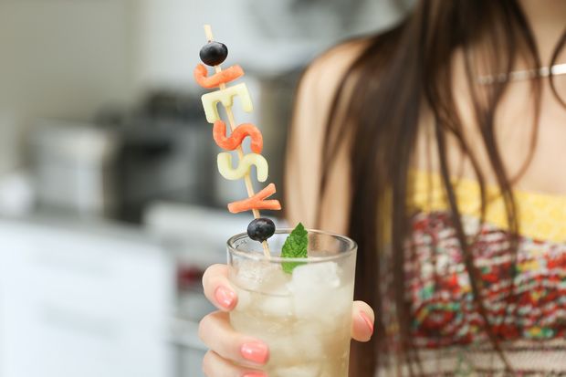 Watermelon Fruity DIY Drink Markers