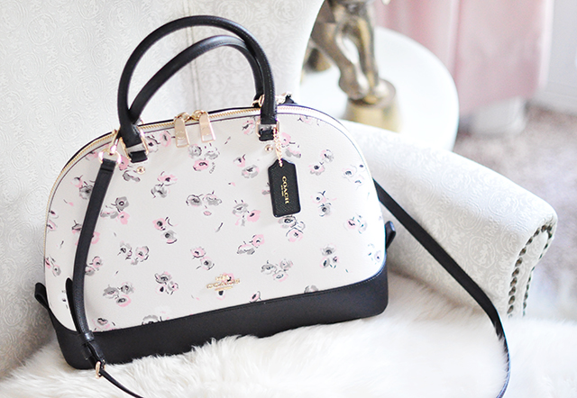 coach pink flower purse