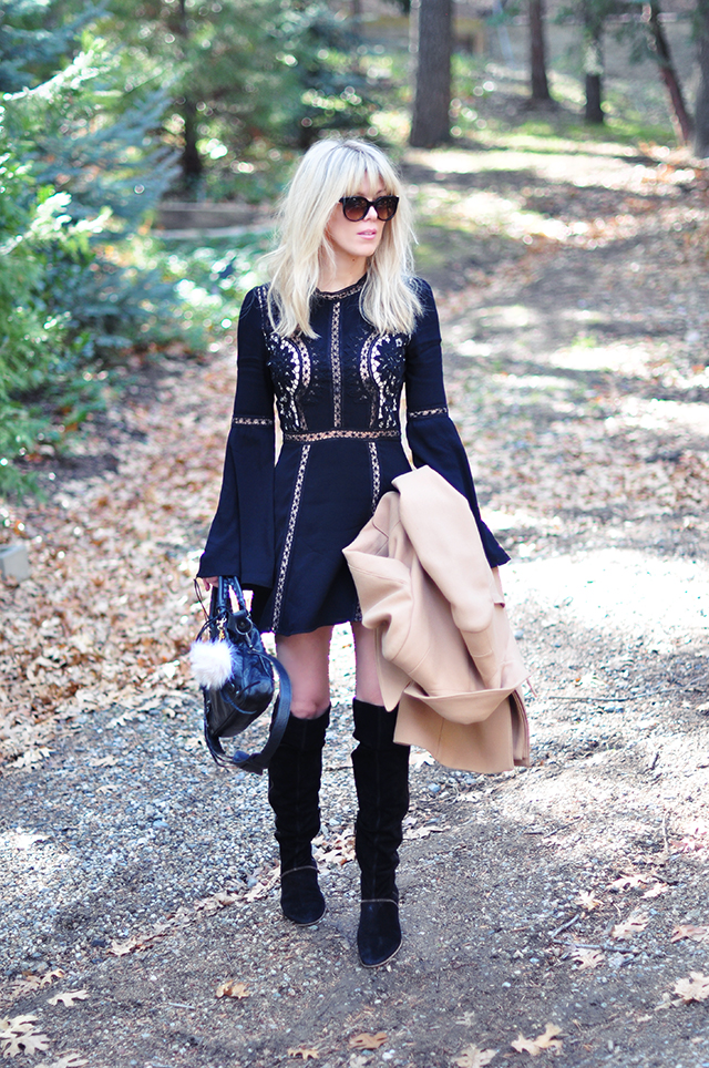 For love and lemons little black dress_boots