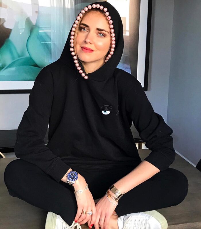 Chiara Ferragni collection / Pearl Hooded Sweatshirt ~ DIY