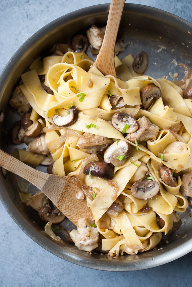 Grilled-Artichoke-Mushroom-Pasta-