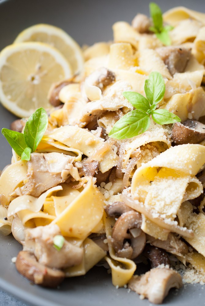 Grilled-Artichoke-Mushroom-Pasta-Recipe