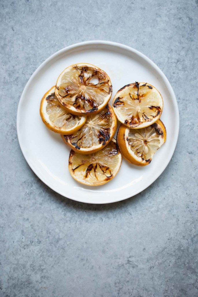 grilled lemons