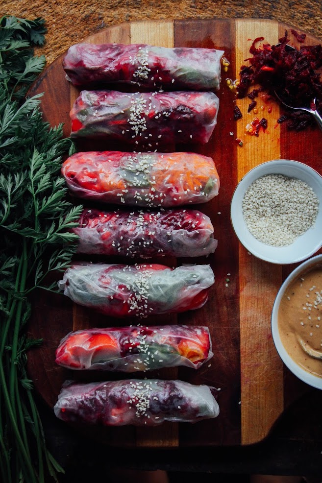 Fresh Summer Rolls - Veggie Recipes