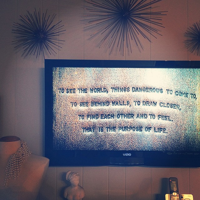 LIFE motto from walter mitty