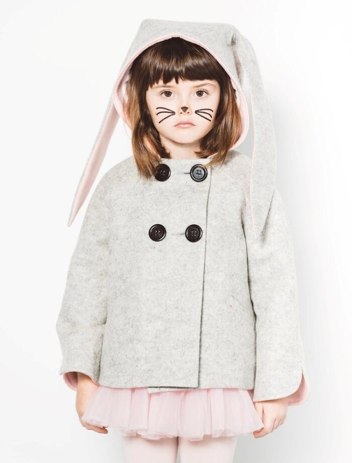 The cutest kid's bunny coat