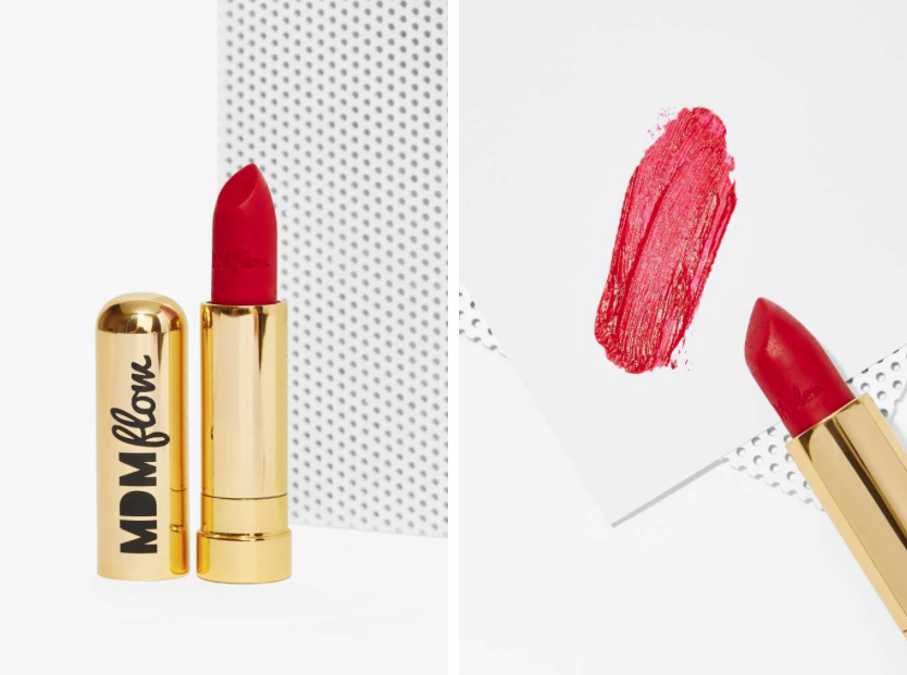 MDMflow red lipstick