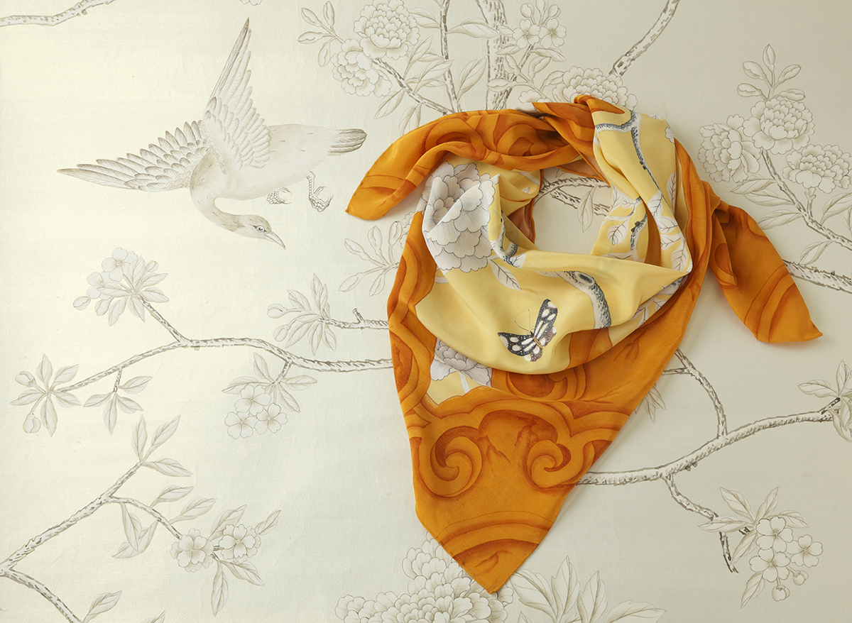 Met Gala Store Silk Scarves by de Gournay_2