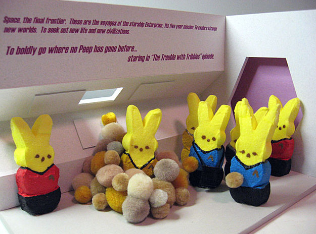 Peeps show for Easter