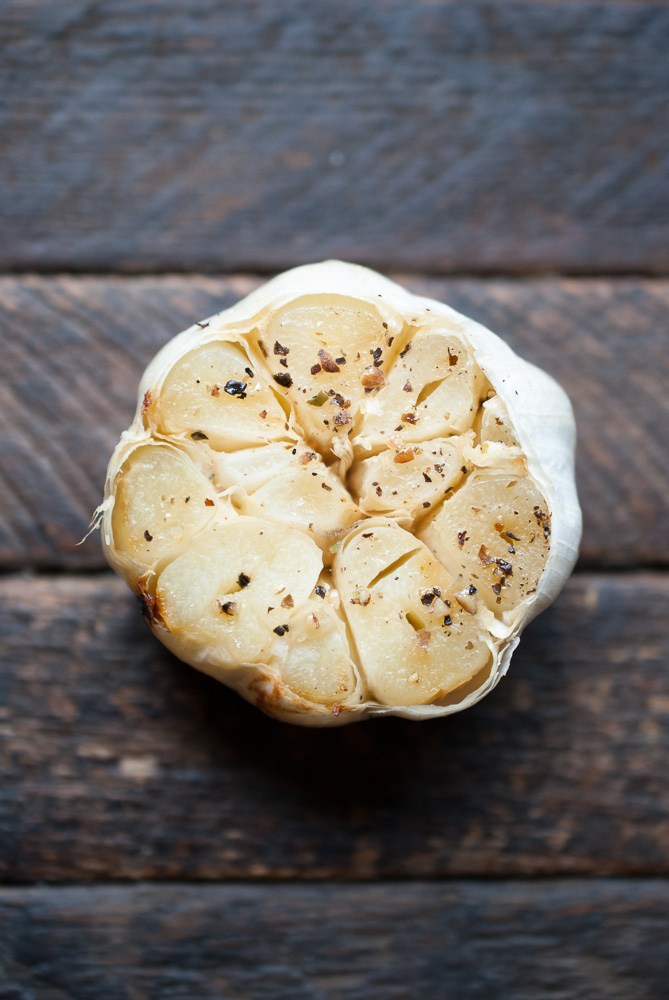 roasted cauliflower garlic soup