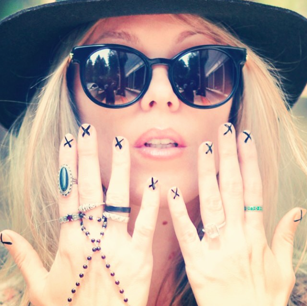 Boho style, Thierry Lasry Sunglasses, Silver accessories, X'd Out Nails