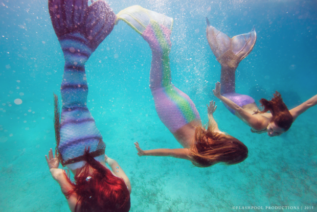 Real Life Mermaids Swim in the Belize Barrier Reef | ...love Maegan