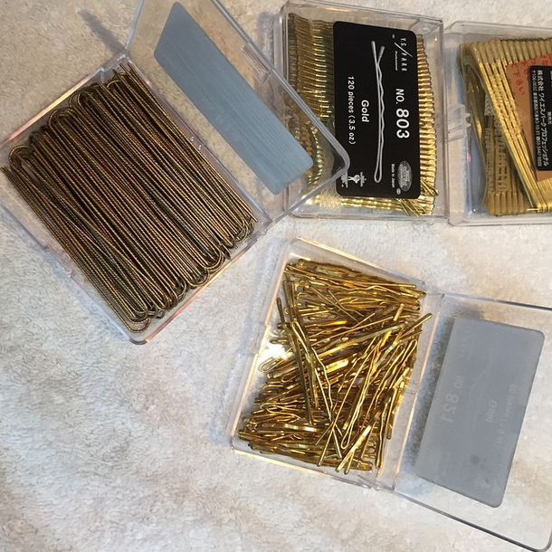 Gold Hair pins