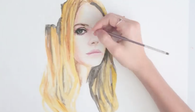 watercolor painting