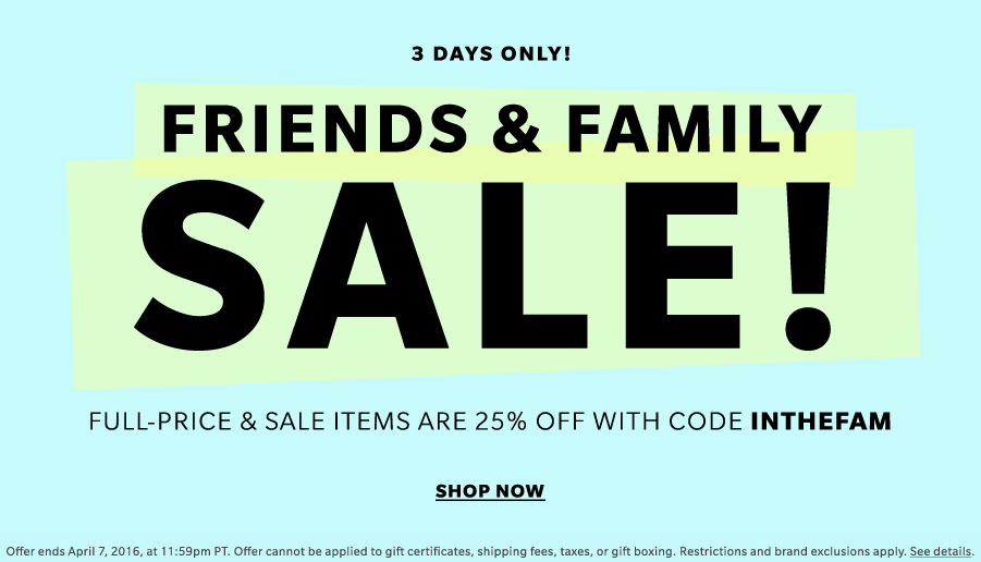 Shopbop Sale Coupon Code