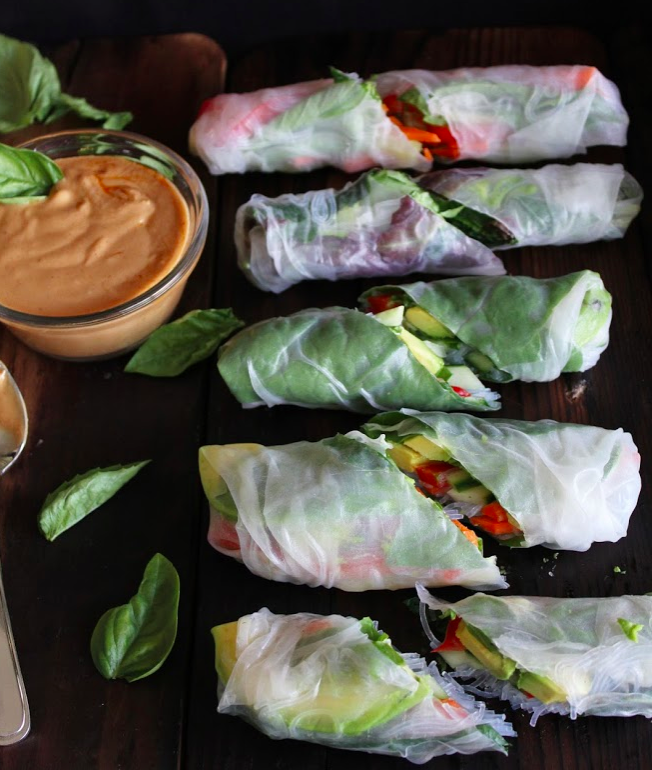 Fresh Summer Rolls - Veggie Recipes