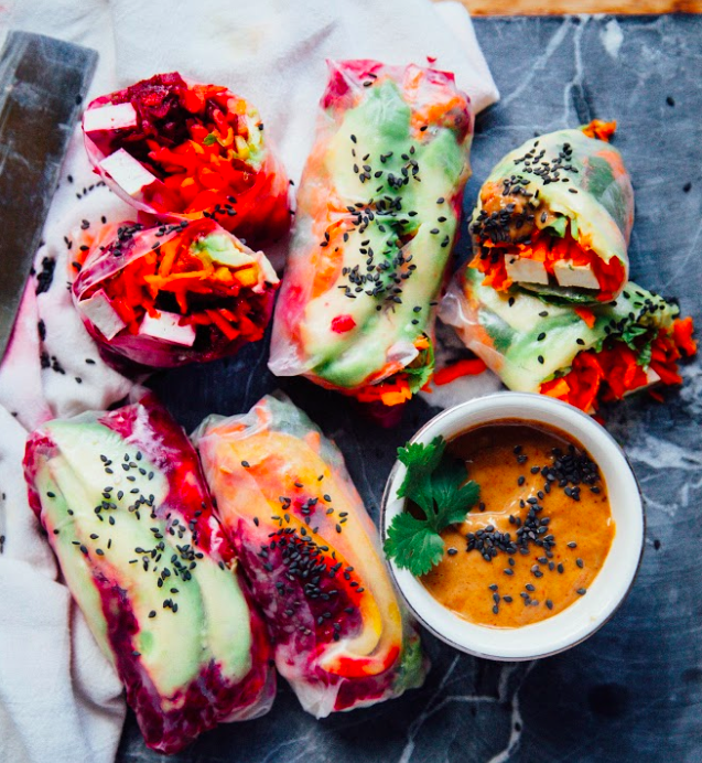 Fresh Summer Rolls - Veggie Recipes