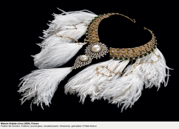 Jewels | Maison Gripois feather necklace