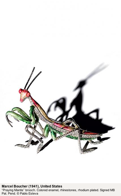 Marcel Boucher 1941 Praying Mantis Brooch